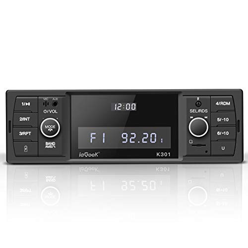 Imagen principal de ieGeek Autoradio Bluetooth, Estéreo RDS, Soporta 60W X 4 MP3/FM/AM/SD