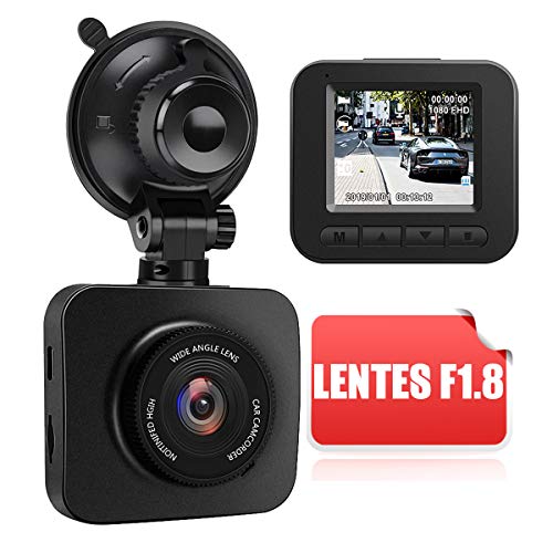 Imagen principal de AWESAFE Cámara de Coche Dash CAM 1080P Full HD 170 Ángulo con WDR G-