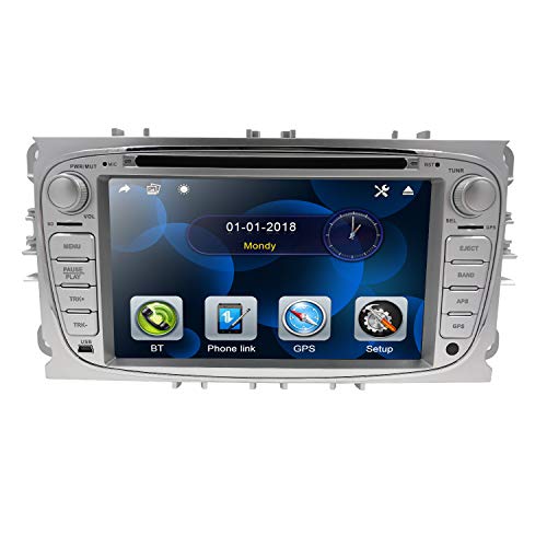 Imagen principal de Hizpo 7 Pulgadas Autoradio Pantalla táctil Automóvil Reproductor de 