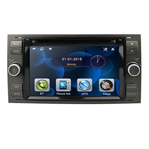 Imagen principal de Radio de Coche Reproductor de DVD 2 DIN 7 Pulgadas Radio Navegación G