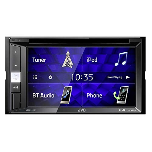 Imagen principal de JVC kw-v250bt Radio de Coche con DVD, Negro
