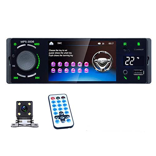 Imagen principal de PolarLander Radio de Coche Pantalla táctil 1 DIN Bluetooth Temperatur