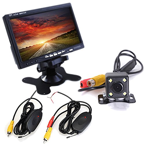 Imagen principal de PolarLander 12V - 24V 7 TFT LCD Monitor + Car Rear View Kit de cámara