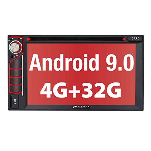 Imagen principal de Pumpkin Android 9.0 Autoradio 2 DIN Coche Estéreo Radio Universal con