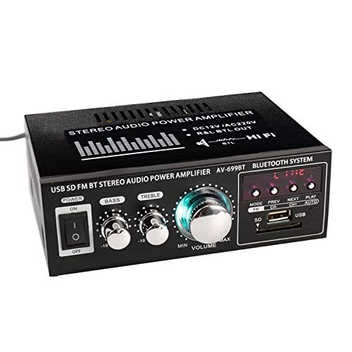 Imagen principal de Docooler 12 V/220 V Mini Pantalla LCD de 2 CH HiFi Audio Estéreo Ampl