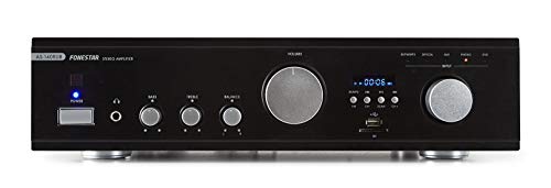Imagen principal de Fonestar AS-140RUB 2.0canales Hogar Alámbrico Negro - Amplificador de