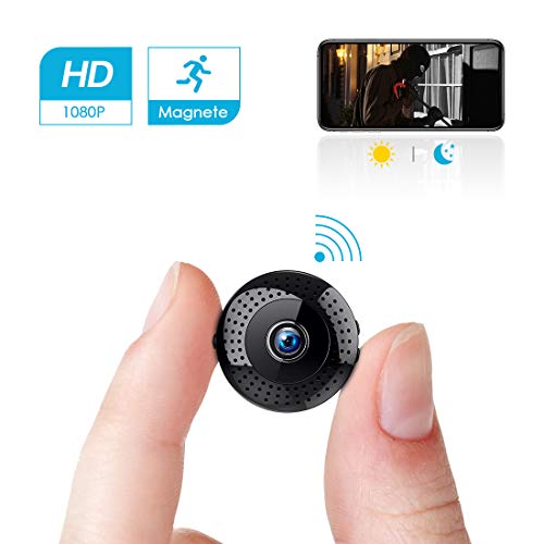 Imagen principal de FREDI Mini Cámara espía Portátil Interior HD 1080P /Exterior WiFi C