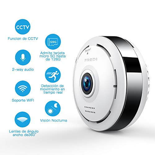 Imagen principal de 960P HD IP WiFi Cámara de Seguridad FREDI, Cámara de Vigilancia Pano