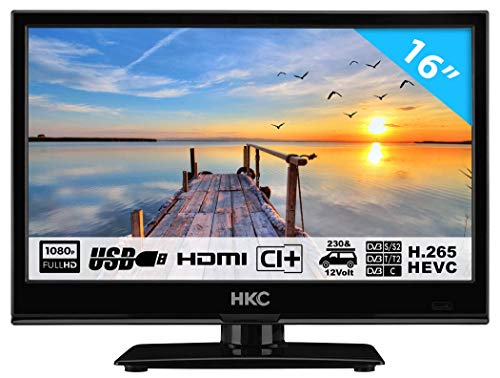 Imagen principal de HKC 16M4H TV (16 Inch) LED TV (FHD 1920x1080P, Triple Tuner (DVB-C / -