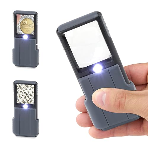 Imagen principal de Carson MiniBrite? Lupa portátil con iluminación LED 5x, funda protec
