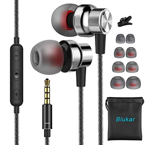 Imagen principal de Blukar Auriculares In Ear, Auriculares con Micrófono y Cable Cómodo 