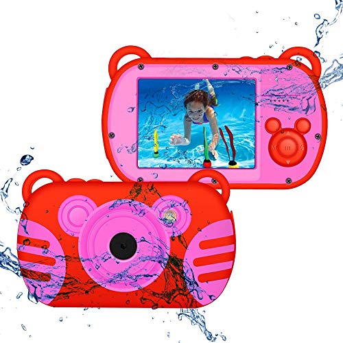 Imagen principal de CamKing Cámara digital para niños bajo el agua, Zoom digital HD I080