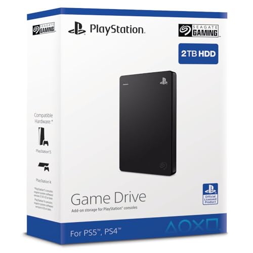 Imagen principal de Seagate Game Drive for PS4, 2 TB, Unidad de disco duro externa, HDD po