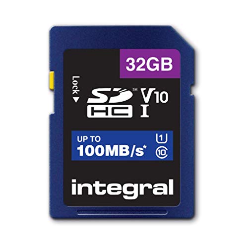 Imagen principal de Integral Tarjeta SD de 32 GB de Memoria SDHC de Alta Velocidad hasta 1