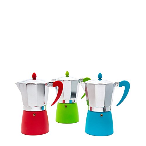 Imagen principal de San Ignacio Cafetera 9T Soft Touch Splash Verde, Aluminio, Polipropile