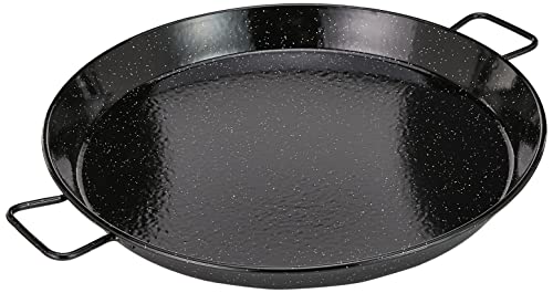 Imagen principal de LACOR 60151 Paellera Esmaltada, Negro, 50 cm