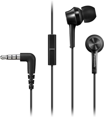 Imagen principal de Panasonic RP-TCM115E-K Auriculares Intraaurales con Cable y Micrófono