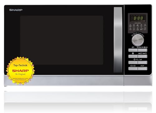 Imagen principal de Sharp R843INW Microondas 3 en 1 con aire caliente, grill y convección