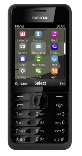 Imagen principal de Nokia 301 - Teléfono móvil libre, color negro (importado)