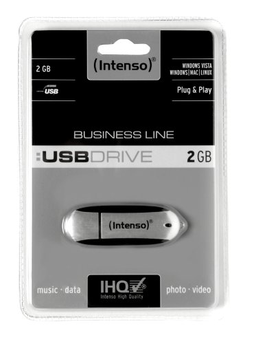 Imagen principal de Intenso USB Drive 2.0, 2GB 2GB Memoria Flash - Tarjeta de Memoria (2GB