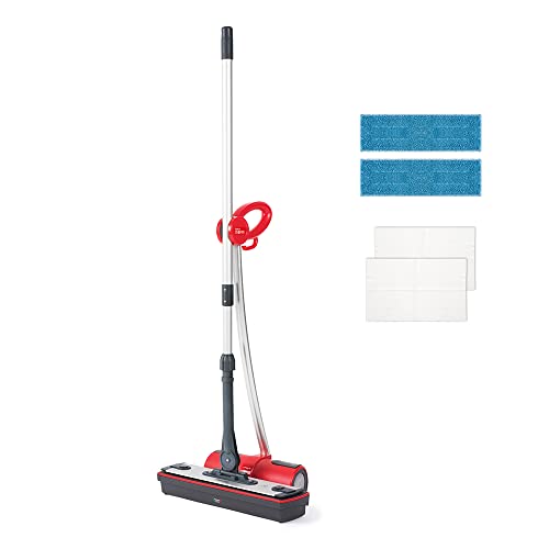 Imagen principal de Polti Moppy Rojo, Mopa a Vapor sin Cable, Para Todos Los Suelos y Supe