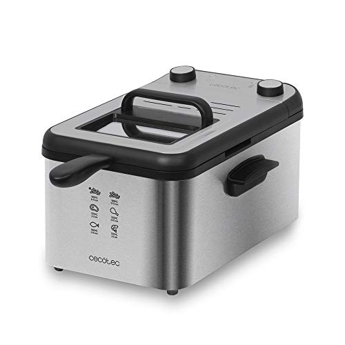 Imagen principal de Cecotec Freidora eléctrica CleanFry Infinity 3000 de Acero Inoxidable