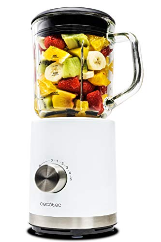 Imagen principal de Cecotec Batidora Vaso Power Titanium 850. Potencia 850W, 5 Velocidades