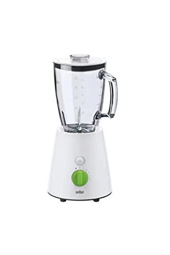 Imagen principal de Braun JB3060WHS Licuadora de vidrio, 800 W, vidrio, 5 velocidades, col