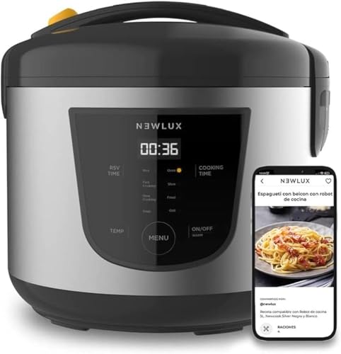 Imagen principal de NEWLUX-Robot de Cocina Multifunción 5L Mod.Newcook con Cubeta Antiadh