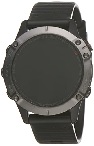 Imagen principal de Garmin - Reloj GPS con Pulsómetro Fenix 6 Zafiro, Negro, L (010-02158