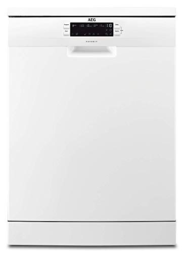 Imagen principal de AEG FFB53900ZW Lavavajillas AirDry 14 cubiertos, Display LCD, Desconex