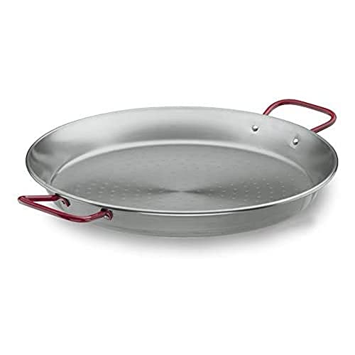 Imagen principal de LACOR FBA_63633 Steel Pro 63633 Paellera, Acero, Negro, 32 cm