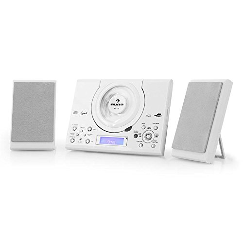 Imagen principal de auna MC-120 White Edition - Minicadena, Equipo de música, Altavoces e