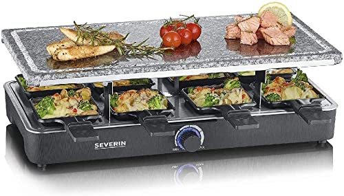 Imagen principal de SEVERIN RG 2343 Raclette Partygrill con Piedra Natural, 1500 W aprox.,