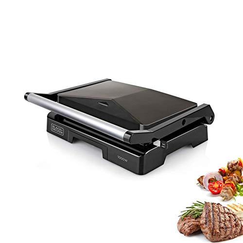 Imagen principal de BLACK+DECKER BXGR1000E - Grill, 1000W, placas de 23 x 14.5 cm de super