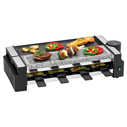 Imagen principal de Clatronic Grill RG 3678 2 in1 Raclette, Reversible Fundido Placa, Natu
