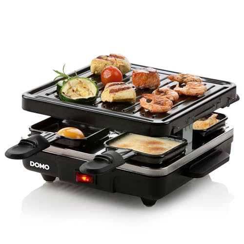 Imagen principal de DOMO DO9147G Parrilla Raclette, Acero aleado, Negro