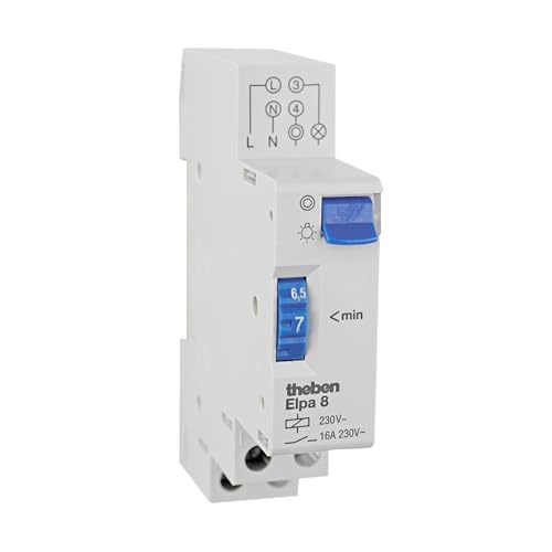 Imagen principal de Theben 0080002 ELPA 8 - Minutero de Escalera - Carril DIN - Electromec