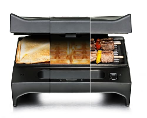 Imagen principal de Rommelsbacher SWG 700 Sandwichera 3 en 1, W, Inoxidable plástico Alum