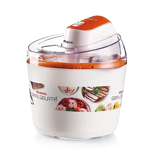 Imagen principal de Ariete 642 Heladera eléctrica gran gelato, 1.5 litros, tapa transpare
