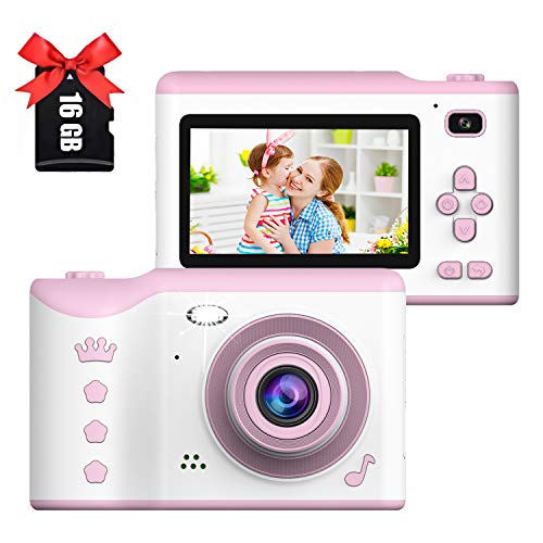 Imagen principal de Cámara Digital para niños, 1080P HD Video Cámara Selfie Mini Cámar