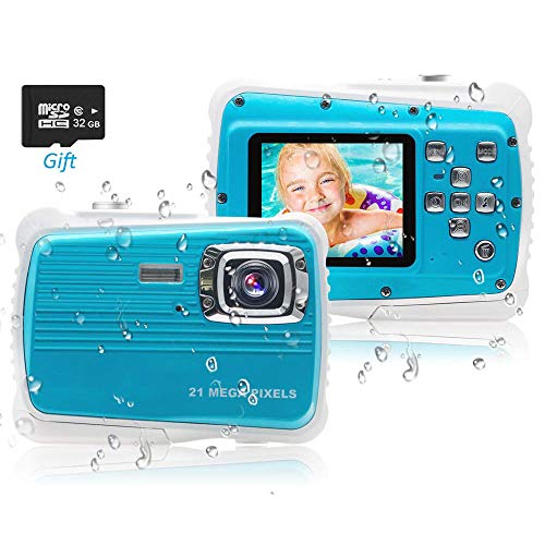 Imagen principal de PROACC Cámara Impermeable para niños, Digital Mini Cámara FHD1080P 