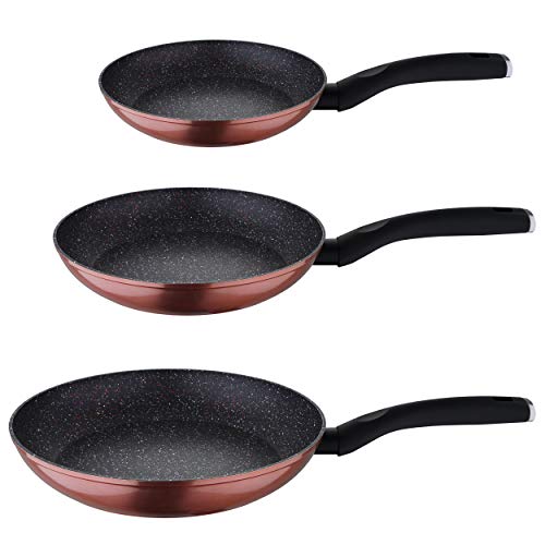 Imagen principal de San Ignacio Q3063 Set 3Pcs Sartenes Venus, Aluminio Forjado, Multicolo