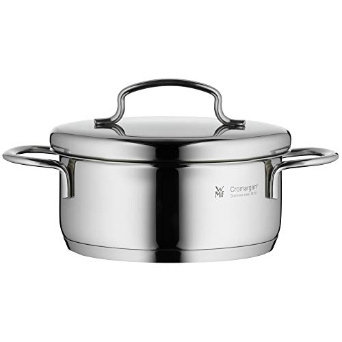Imagen principal de WMF Mini - Olla Baja 12cm con Tapa de Metal, 0,7 L, Acero Inoxidable C