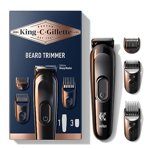 Imagen principal de King C. Gillette Kit De Recortadora De Barba Inalámbrica Para Hombre 