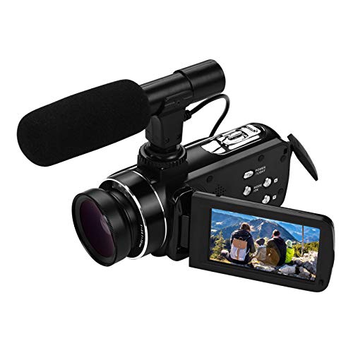 Imagen principal de Andoer Videocámara Cámara Digital, 4K Ultra HD Handheld DV con Lente