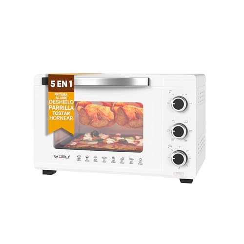 Imagen principal de WOLTU Horno Electrico Sobremesa 32L con Parrilla, 4 Elementos Calefact