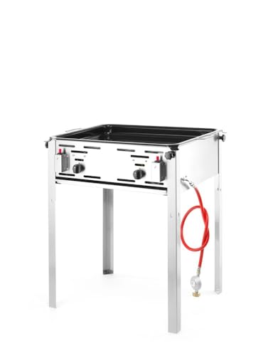 Imagen principal de HENDI Parilla de gas Grill-Master Maxi, barbacoa, asador, fogón de ga