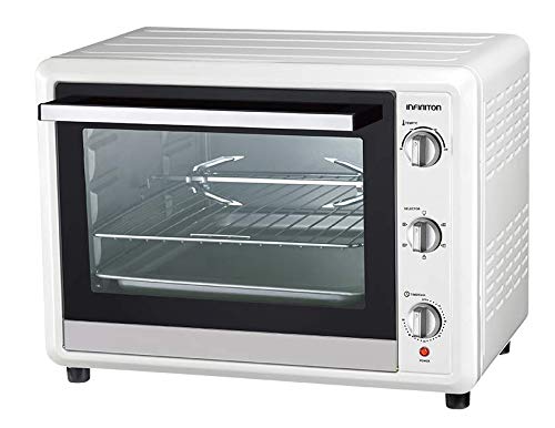 Imagen principal de HORNO INFINITON SOBREMESA 60 L. BLANCO 2000 W. DOBLE ACRISTALAMIENTO