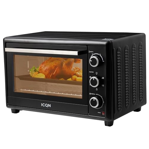 Imagen principal de Mini horno ICQN con aire forzado 50 litros | Temporizador de 90 min | 